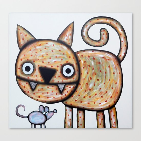 Secret meeting Canvas Print