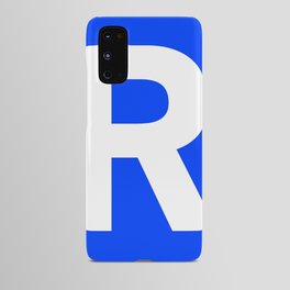 Letter R (White & Blue) Android Case