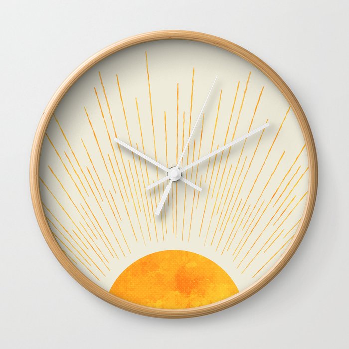 Boho Sunrise  Wall Clock