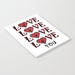 Love Stacked Notebook