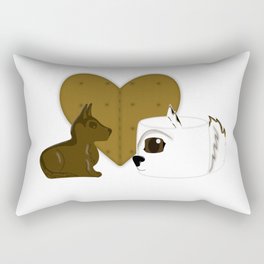 Puppymallow in Love Rectangular Pillow