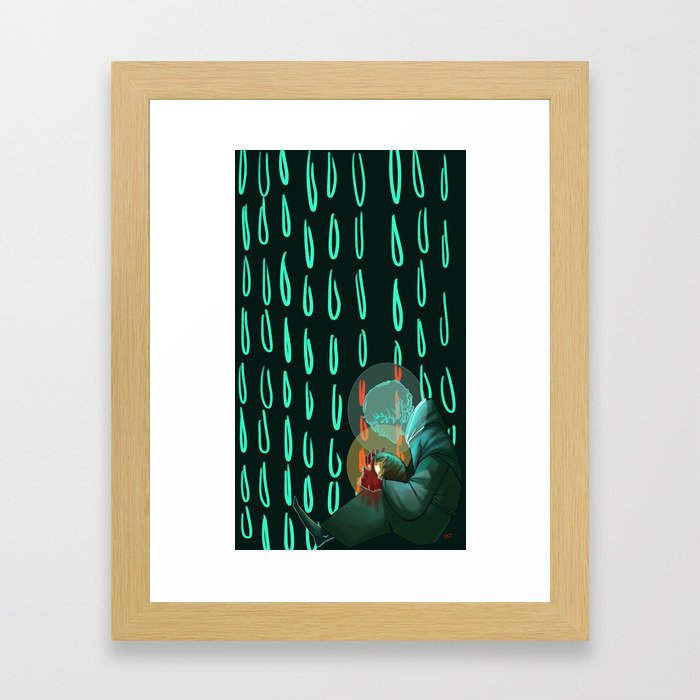 cephalophore Framed Art Print
