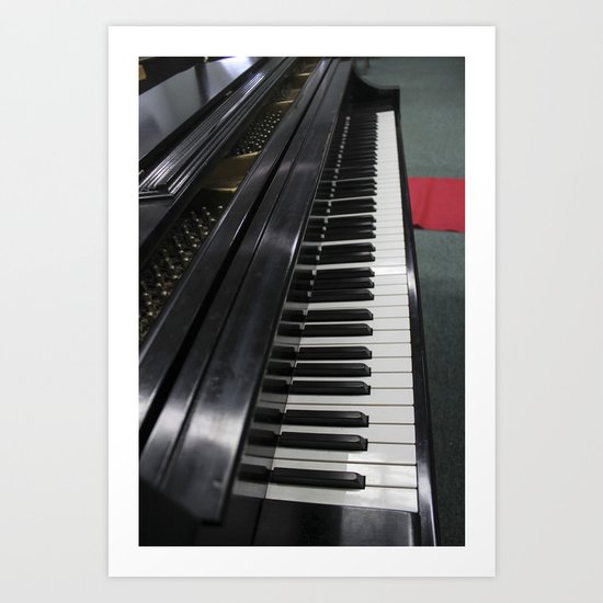 Piano Art Print