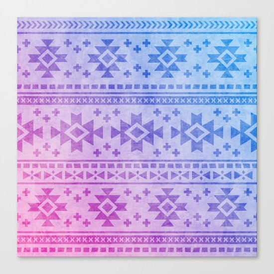 Aztec Pattern 04 Canvas Print