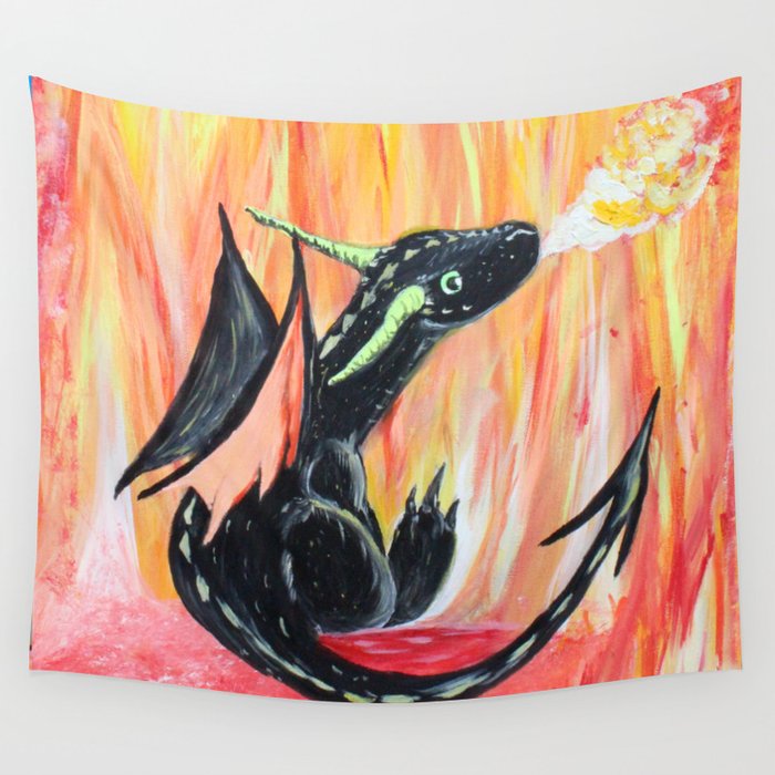 Dragon wall hotsell tapestry