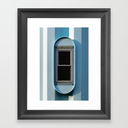Water Tower Window Framed Art Print