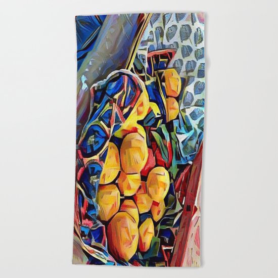 LEMON ZEST Beach Towel