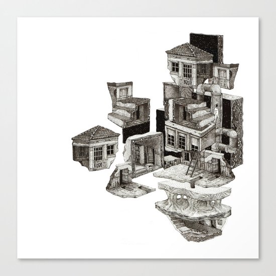 house fragment Canvas Print
