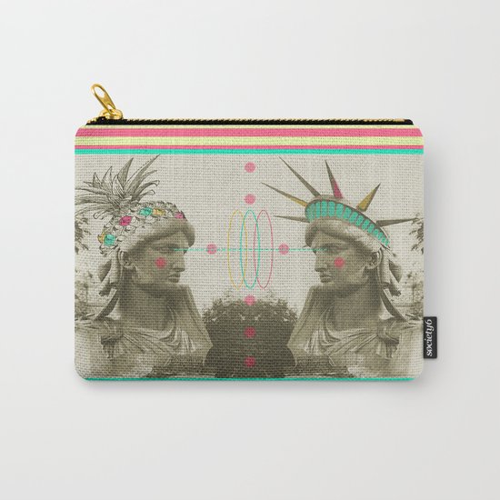 Pineapple architecture 3 : statue of liberty Carry-All Pouch