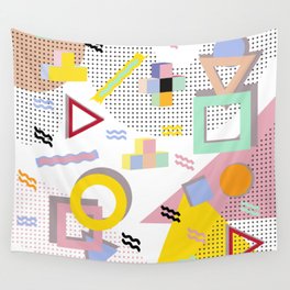 Memphis Design Wall Tapestry