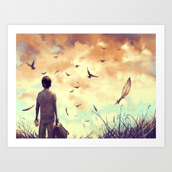 Enjoy the silence Art Print
