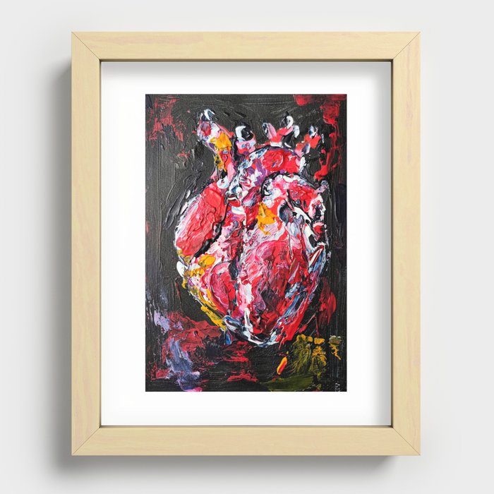 MY HEART Recessed Framed Print