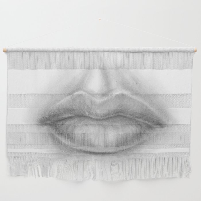 Pouty Sexy Lips Pencil Art Graphite Drawing Sexuality Face
