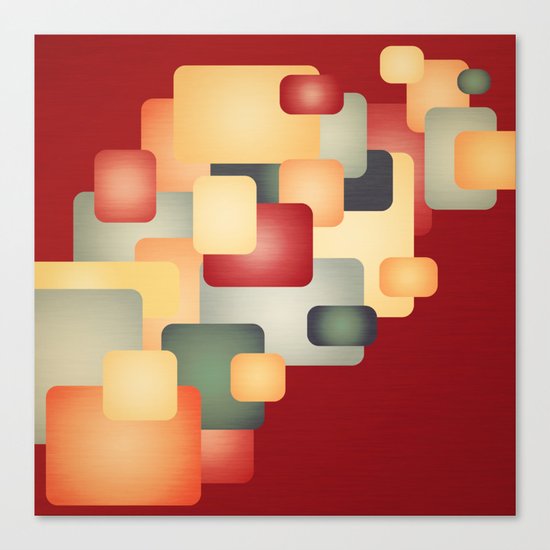 A Warm Retro Feeling. Canvas Print
