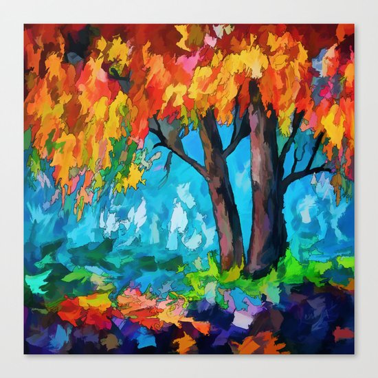 SUNRISE TREE Canvas Print