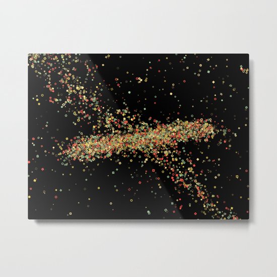 Shapes Nebula Metal Print
