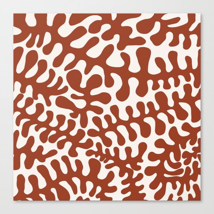 Henri Matisse cut outs seaweed plants pattern 5 Canvas Print
