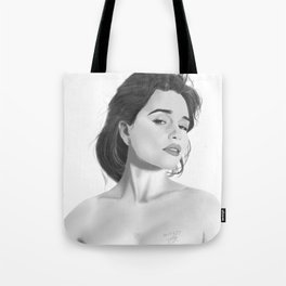 Sexy Emilia Clarke Tote Bag