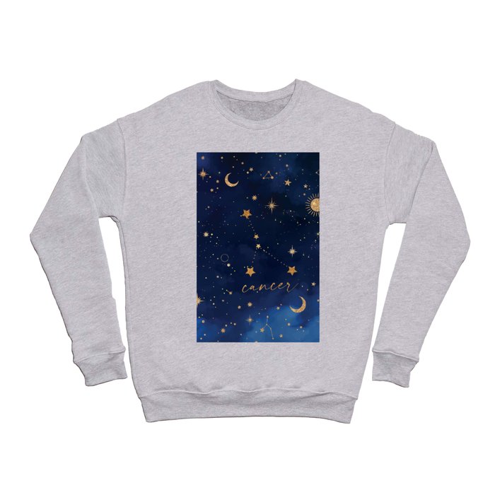 cancer zodiac sign constellation (june 2020) Crewneck Sweatshirt