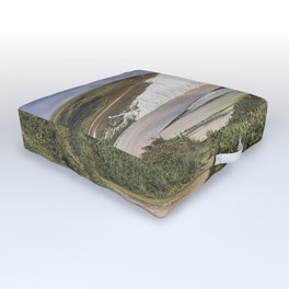 Seven Sisters country park tall white chalk cliffs, East Sussex, UK Outdoor Floor Cushion | England, Cliffs, Countrypark, Chalk, Spring, Cottage, Eastbourne, Coastline, Brighton, Sevensisters 