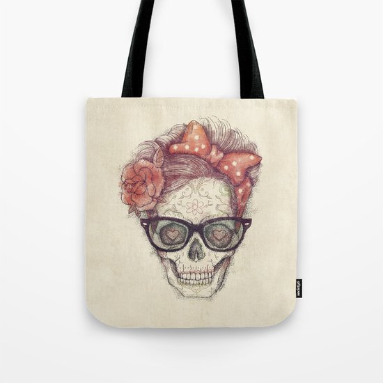 Hipster Girl is Dead Tote Bag