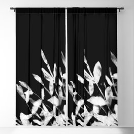 Foliage Series no1 black Blackout Curtain