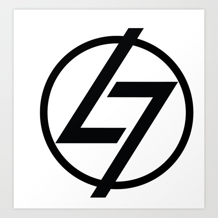 L7 Logo Art Print by BrenJobo