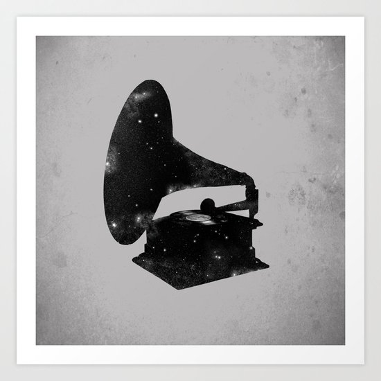Galaxy Tunes Pt. 2 Art Print