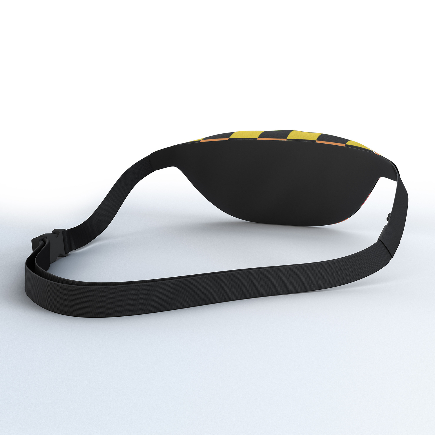 rainbow checkerboard fanny pack