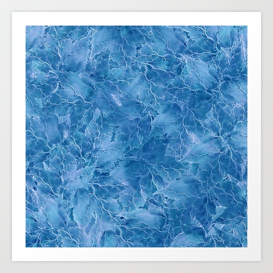 Frozen Leaves 18 Art Print