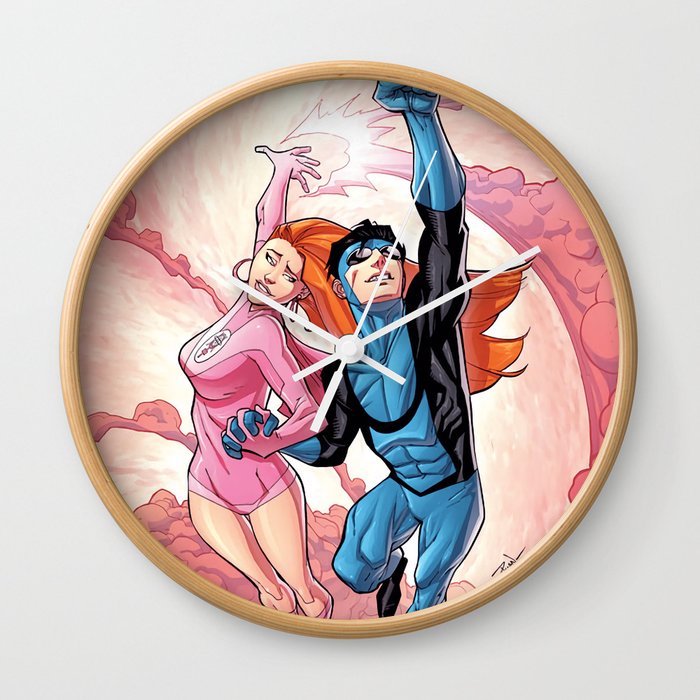 Invincible Cartoon Wall Clock