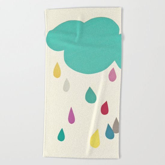 Sunshine and Showers Beach Towel