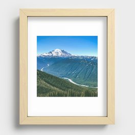Mount Rainier National Park Recessed Framed Print