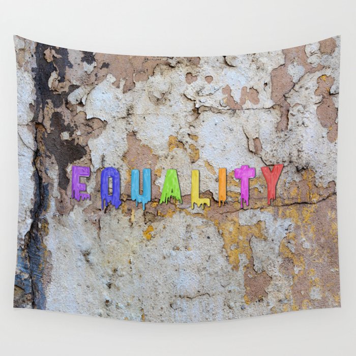 Equality Paint Wall Tapestry
