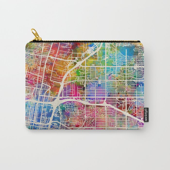 Albuquerque New Mexico City Street Map Carry-All Pouch