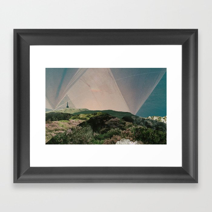 Sky Camping Framed Art Print