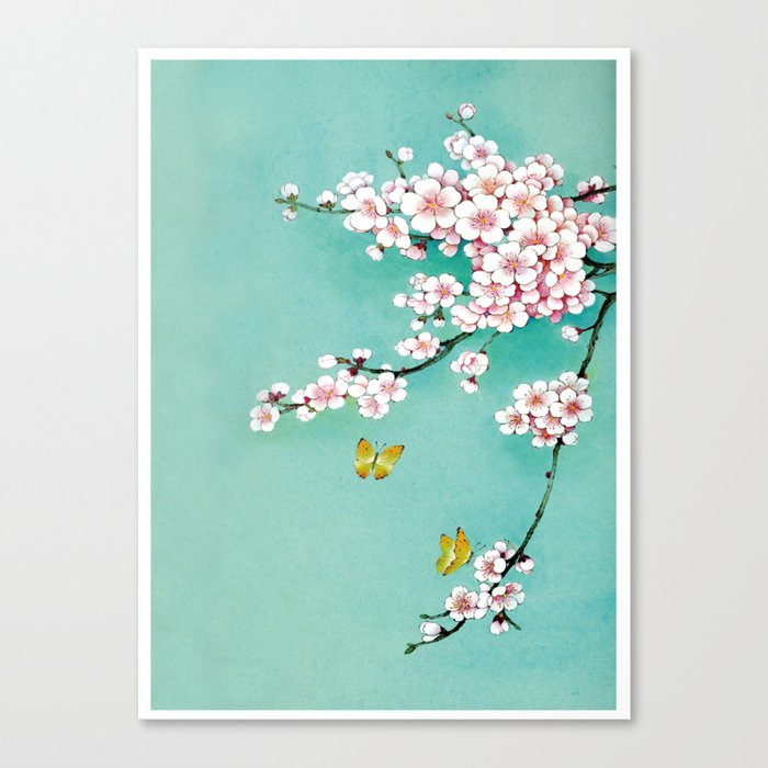 Dreamy cherry blossom Canvas Print