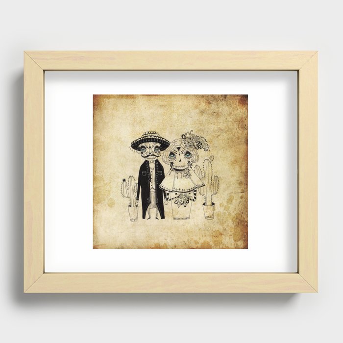 Day of the Dead Recessed Framed Print