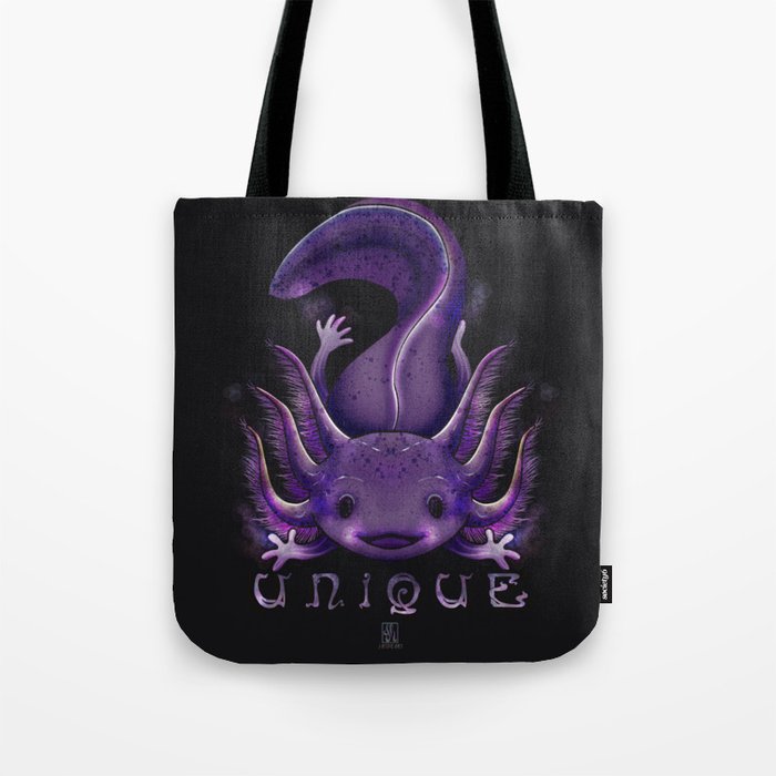 Axolotl: "Unique" Tote Bag