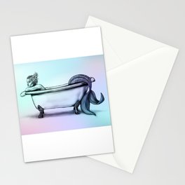 Bathtub Mermaid Stationery Cards