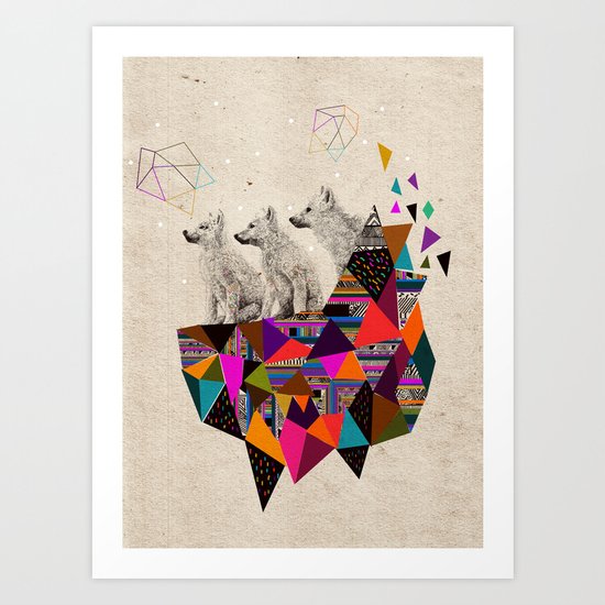 The Night Playground by Peter Striffolino and Kris Tate Art Print