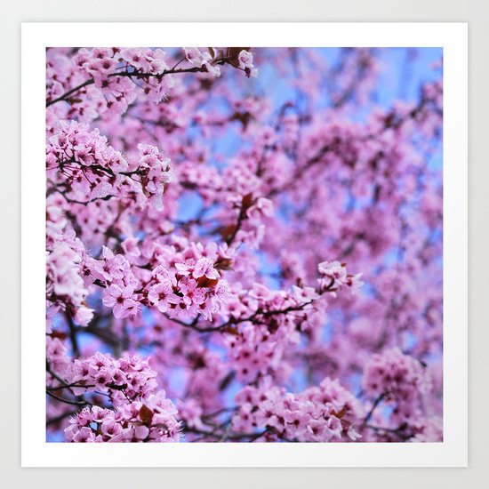 "Pink world" Art Print