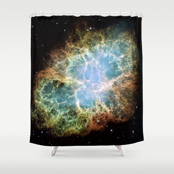 anatomy of an interstellar crab | space 015 Shower Curtain