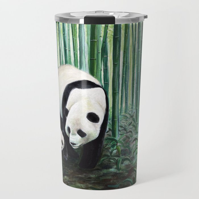 A Walk with Mom in the Bamboo Forest Travel Mug
