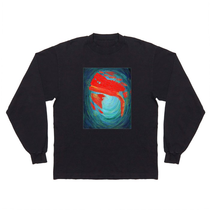 Red Whale Long Sleeve T Shirt