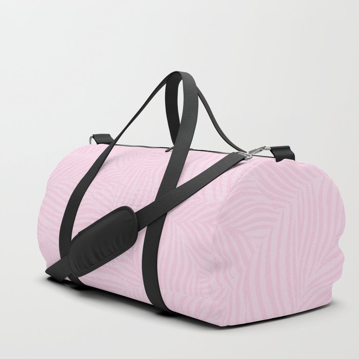 Pink Abstract leaf pattern, Digital Illustration background Duffle Bag