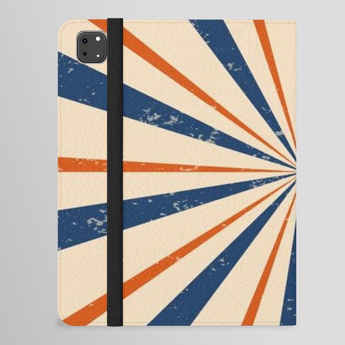 Retro Rays iPad Folio Case