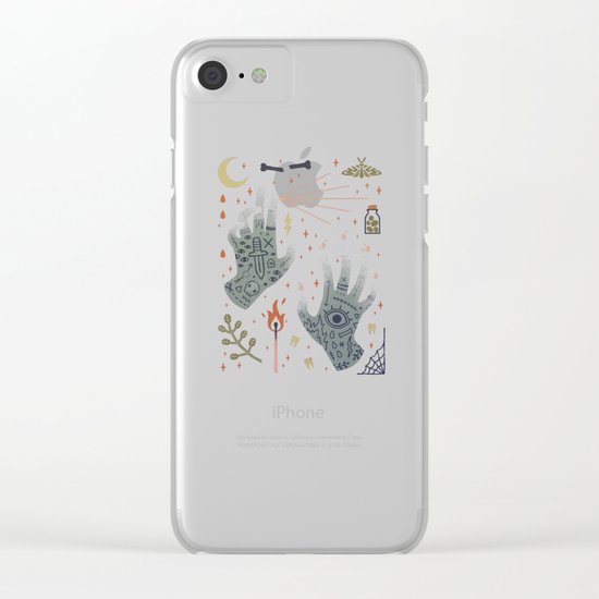 A Curse Upon You! Clear iPhone Case