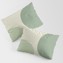 Mid Century Modern Geometric Shapes Pillow Sham