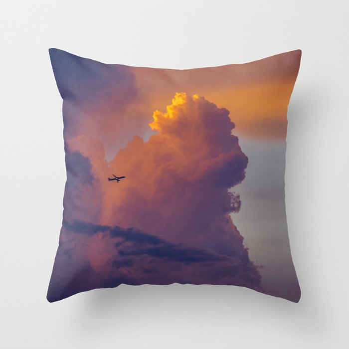 Glowing Escape Throw Pillow